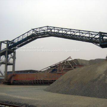 Mining and quarrying long distance high efficient belt conveyor/mining conveyor for minerals