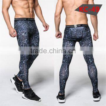 High elastic dry fit men's sport compression pants, running pants, training pants