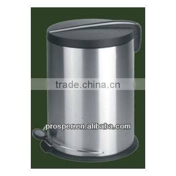 plastic cover metal foot pedal waste bin 5L/12L