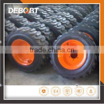 Skid Steer Tyre 10-16.5,12-16.5,14-17.5,15-19.5, Debort High Quality Skid Steer Tyre and Wheel Rim photo-2