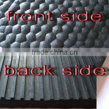 Clotn Insertion Reinforced Hammer Rubber Stable Mat photo-2