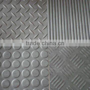 3mm thick verious parttern anti slip rubber flooring mats