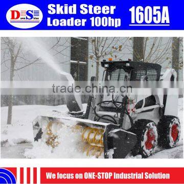 100hp High Quality Hydraulic Joystick 1605A Skid Steer WECAN Mini Skid Loader - Mini Skid Steer Loader for Sale photo-6