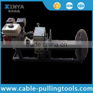 Stringing Equipment 3 Ton Diesel Engine Winch Wire Rope Pulling Winch photo-3