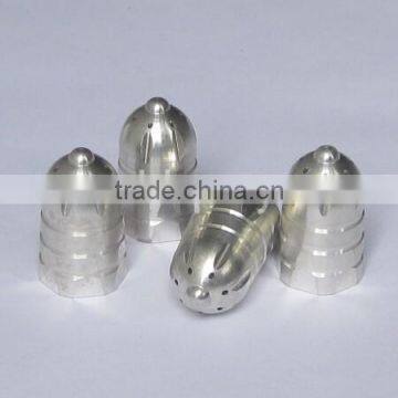 Female Round Stainless Steel SS or Alum blowing air nozzles with 7 grooves