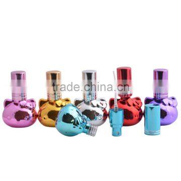 S0040mini screw sprayer bottle glass bottle aluminum perfume bottle wholesale