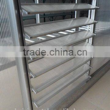 Online Shop - Greenhouse Aluminum Window Blind / Louver With Glass or Polycarbonate Sheet photo-3