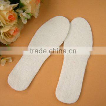 high density wearable pure wool felt foot insole