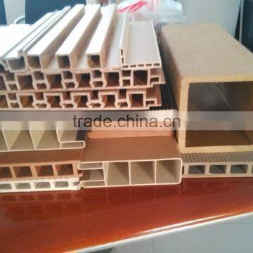 PE Wood Plastic WPC Profile Extrusion Production Line