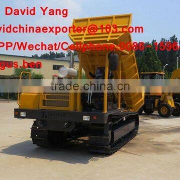 6tons Crawler Dumper Tracked Carrier in Stock photo-4