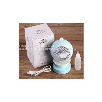 Dingdang Conditioner Fan Mini Misting USB Led Night Light Fan photo-5