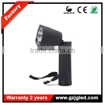 Strong Nylon Body Cree Rechargeable Industrial Led Torch Light With Tail Warning Lamp photo-4