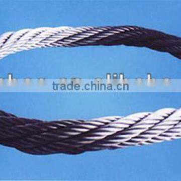 Flexible steel wire rope