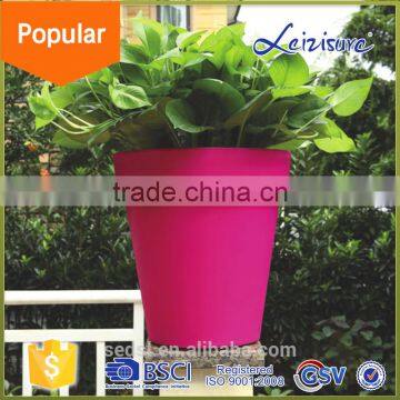 2016 allibaba com boat new virgin pp plastic garden decoration round flower pots