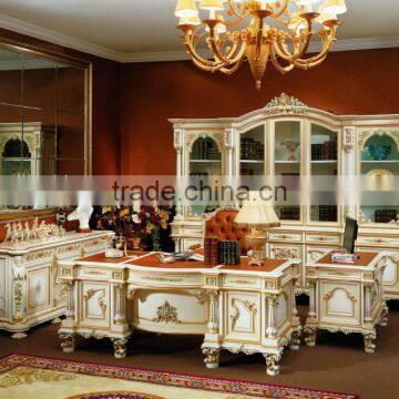 Luxury Gold Wooden Hand Carving Living Room Sofa Set photo-3