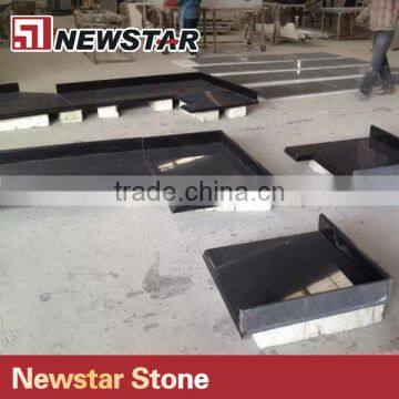 Newstar Black Solid Color Granite Countertop photo-3