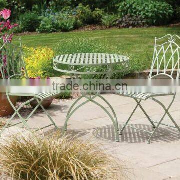 Pistachio furniture bistro set
