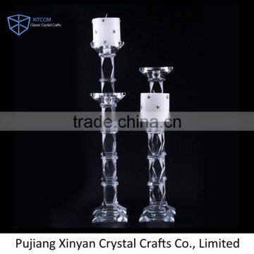 Top fashion excellent quality crystal candle holders wedding wholesale