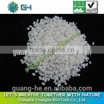 GH601-100%Compostable eco-friendly plastic material PLA resin -for plastic bottles