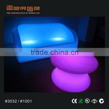 Outdoor two seater LED sofa