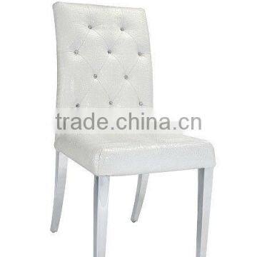 Stainless Steel Dining Chair/Leather Crystal Dining Chair VY-021B