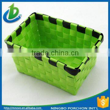 Wholesale Willow Laundry Plastic Strap Woven Basket photo-2