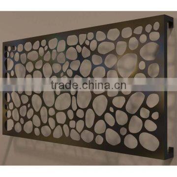 Laser Cut Aluminium Decorative Interior Corrugated Metal Wall Cladding Panels