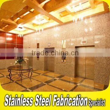 Shopping Mall Elevator Decoration Stainless Steel Elevator Door Panel on Sale