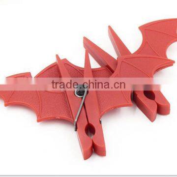 Factory Direct Creative Batman Plastic Clothes Pin Home Black Batman Shape Plastic Clothes Pegs photo-4