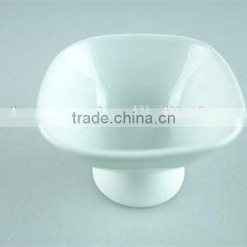 Wholesale White Ceramic Ice-cream Cup for Dessert Use With Cheap Price photo-2