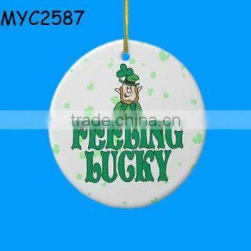 St. patrick's day ornament ceramic gadget