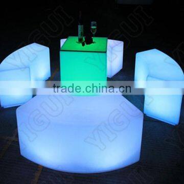 portable cocktail bar table for sale/ luminous led mobile cocktail bar