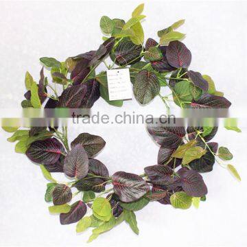 Vertical Garden Wall Hanging 240cm Long Cheap Make Fake Recycling Plastic PE Pig Heart Vine Artificial Plant EMX10 3021 photo-6
