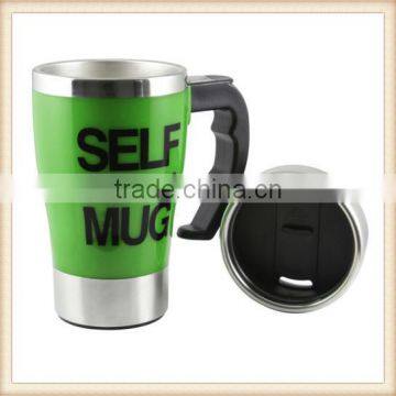 Stainless Lazy Self Stirring Mug Auto Mixing Tea Coffee Cup Office Home Gift New photo-3