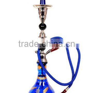 blue glass desiging hookah shisha for sale