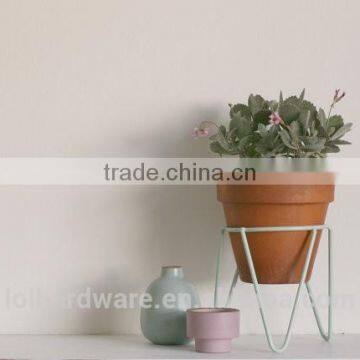 Blue Metal Wire Plant Stand - Hairpin Leg Inspired photo-6