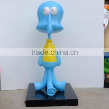 Fiberglass statue cartoon mascot