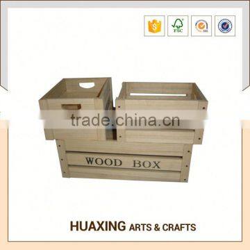 Fancy Wooden Storage Basket for Arrangements photo-6