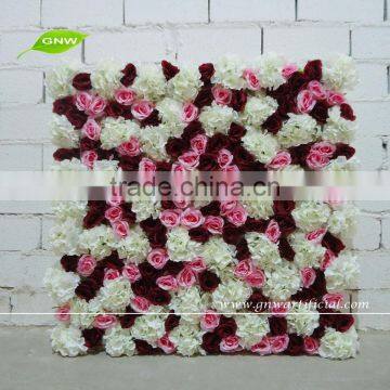 GNW FLW1508-7 Artificial Plastic Flowers Wall for wedding decor