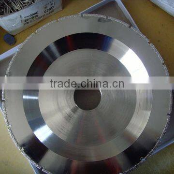 Vacuum brazed diamond profile wheel for porcelian/Brazed large diamond granite router bits