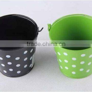 High Quality Chinese Factory New Style Garden Bucket for Kids With Dot Printing photo-2