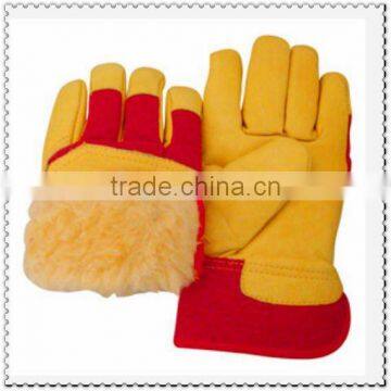 Cow grain leather winter gloves with CE certificateJRW03