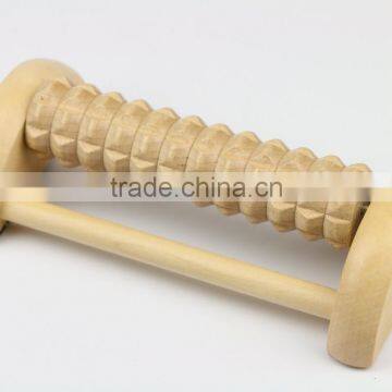 Wooden Foot leg Massager Reflexology Roller Stress Useful Relief Massage