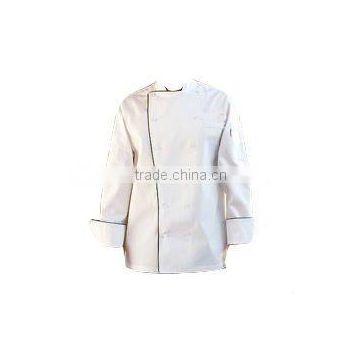 Best Sell Chef's uniform with contrasted piping