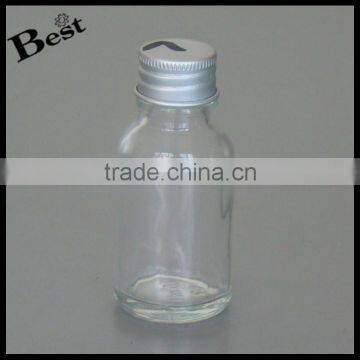 15ml 20ml 50ml Clear Glass Essential Oil Bottle With Aluminum Cap photo-2