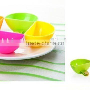 2015 New Dip Clips A Dip and Clip relish plate Pepper easy clean up dishwashier safe 4pcs in 1 set