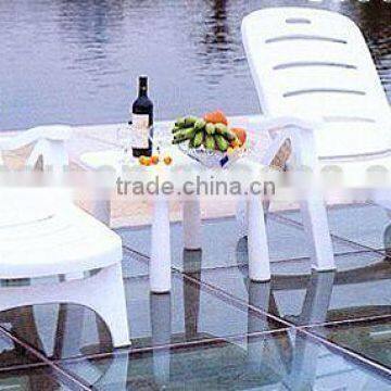 Leisure outdoor furniture plastic folding beach chair