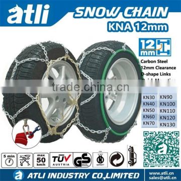 ATLI KNA12mm steel zinc plated car anti skid chain for car snow chain