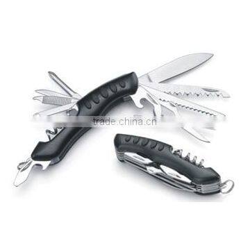 multi function knife Aluminium handle with 5 rubber insert