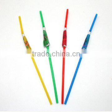 Hot sale Christmas decoration plastic cocktail parasol straws